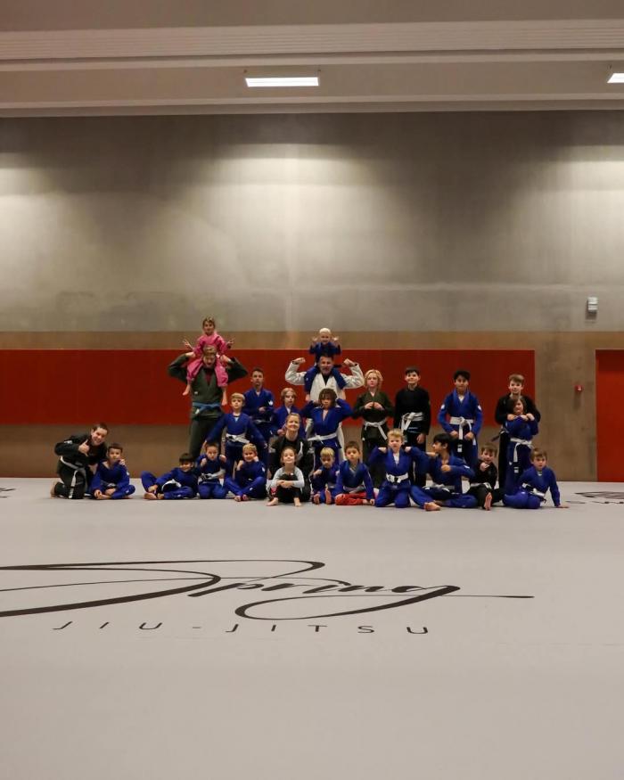 Teaching kids class at Spring