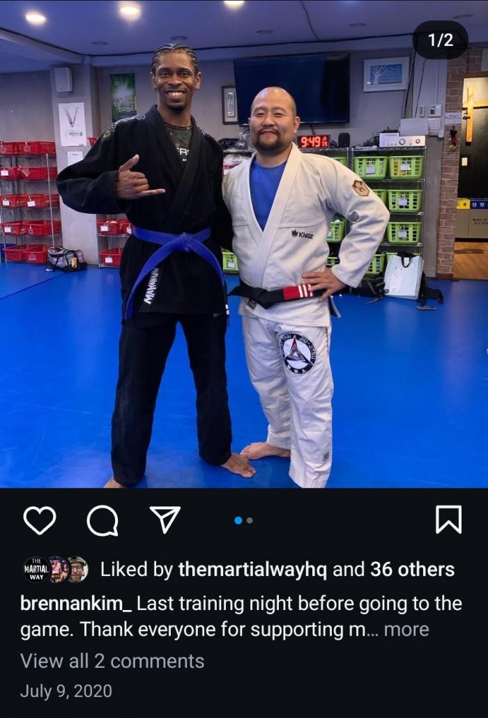 Blue belt · October 26, 2019 · Promoted by Lee Seung Jae