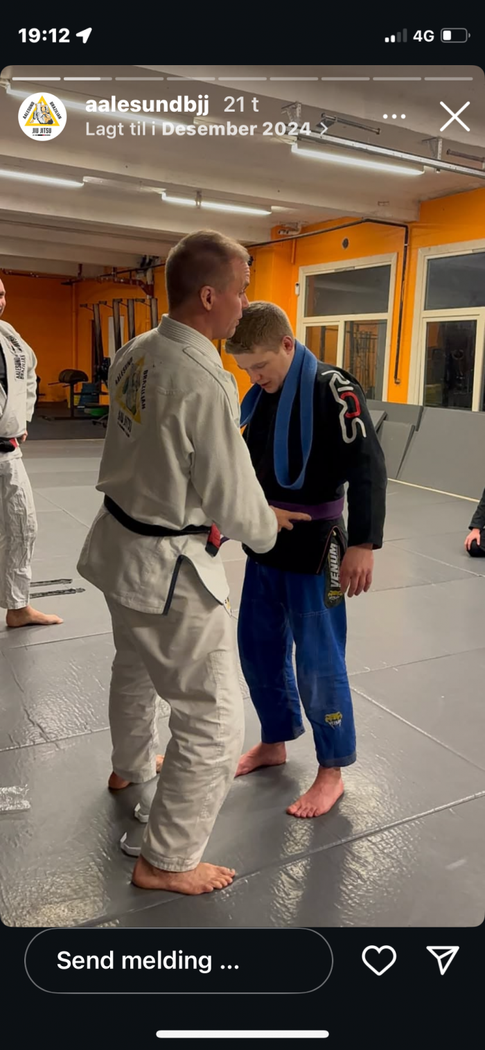 Purple belt · December 19, 2024 · Promoted by Robert Vingsnes