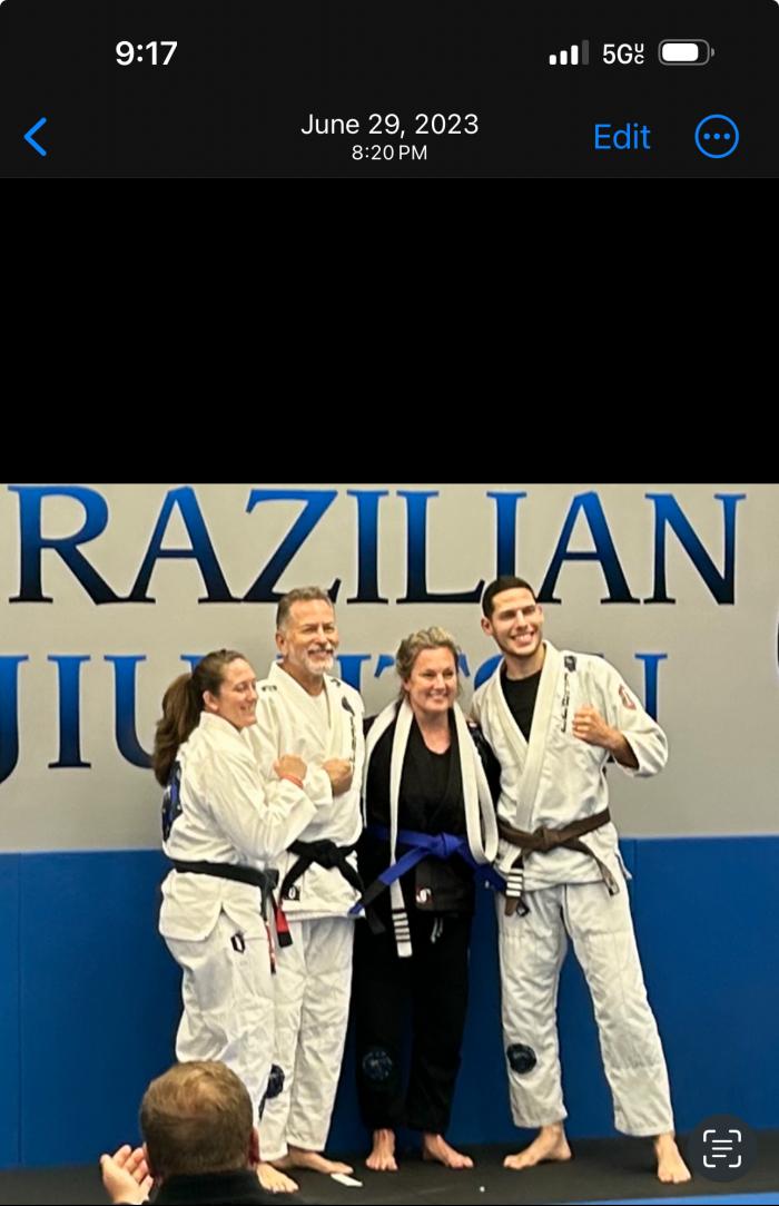 Blue belt · June 30, 2023 · Promoted by Shawn Carll