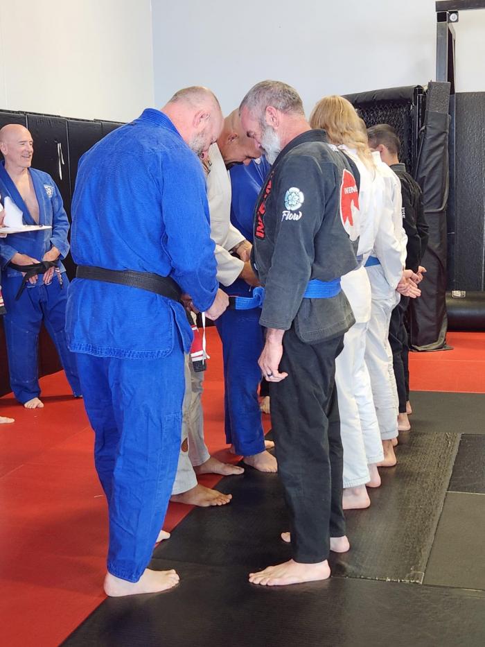Blue belt · July 22, 2023 · Promoted by Kaleb Plank