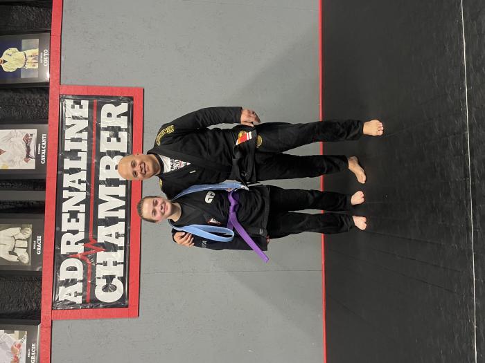 Purple belt · December 30, 2024 · Promoted by Tony Cruz