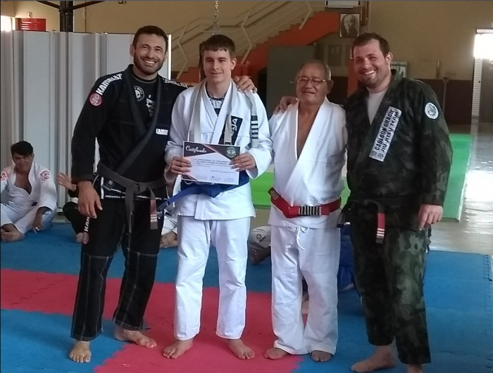 Blue belt · December 23, 2017 · Promoted by Evandro Fogalli Japão