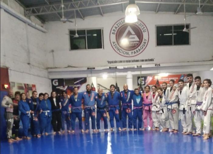 Little visit in Gracie Barra Asuncion Paraguay