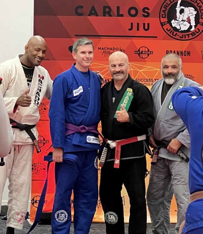 Purple belt · October 10, 2024 · Promoted by Carlos Machado