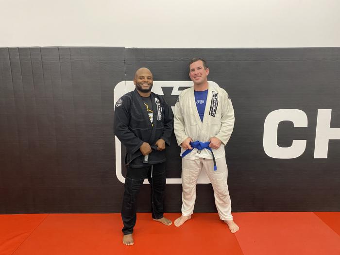 Blue belt · December 3, 2021 · Promoted by Michael Allen