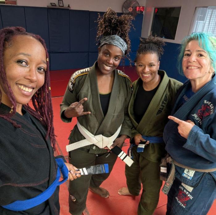 Blue belt · July 27, 2024 · Promoted by Michele Milo