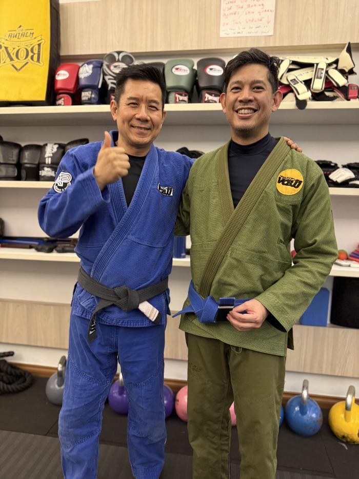 Blue belt · December 7, 2023 · Promoted by Kwokyin Choo