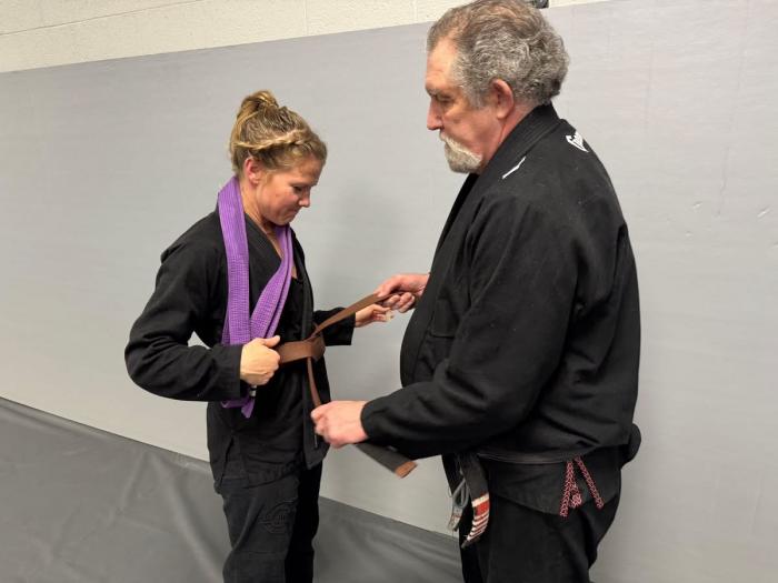 Brown belt · January 2, 2025 · Promoted by Scott Hewitt