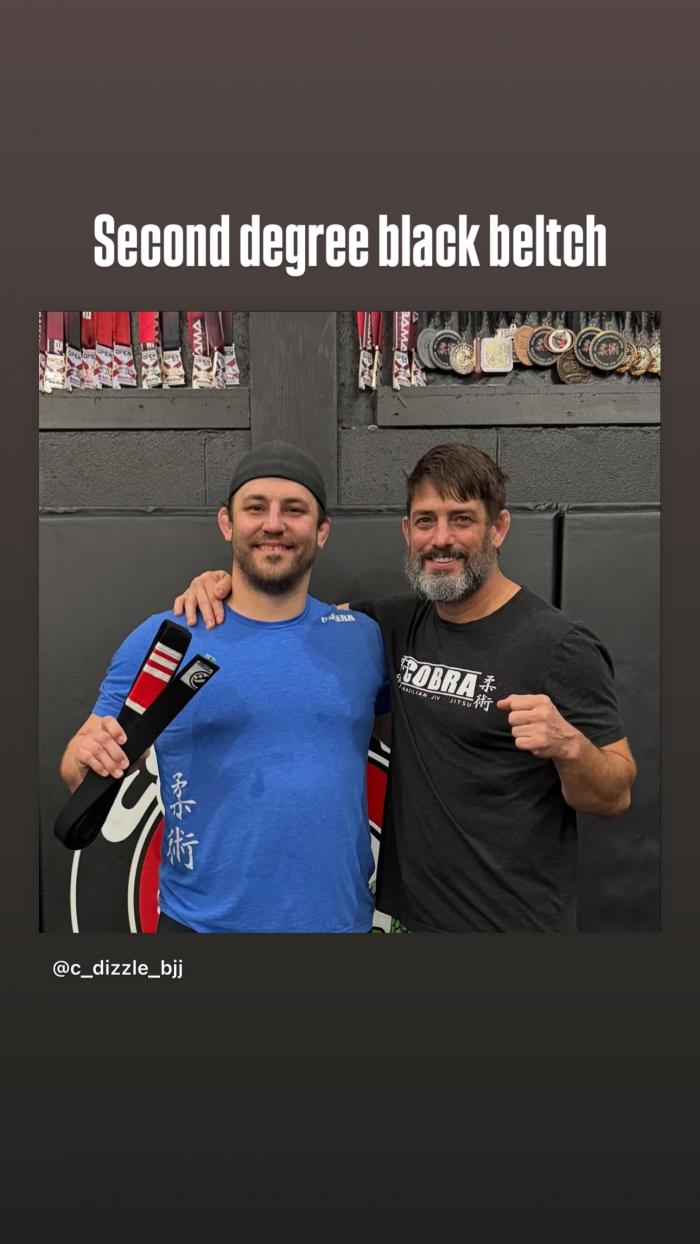 Black belt 2nd degree · January 9, 2025 · Promoted by Kurtis Taylor