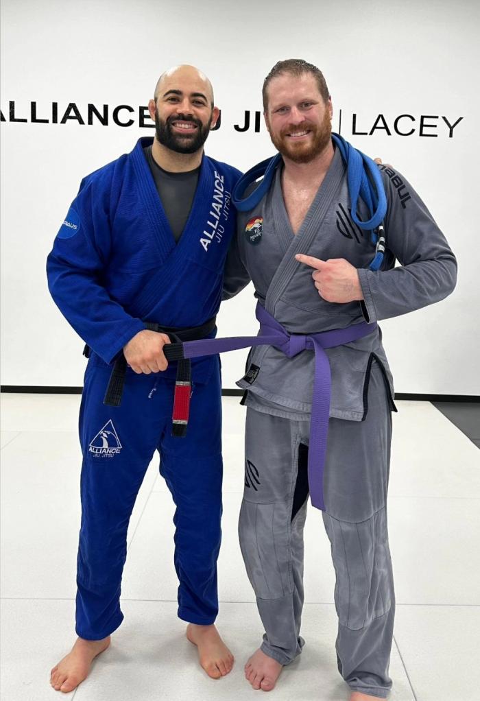 Purple belt · January 8, 2025 · Promoted by Carlos Tassone