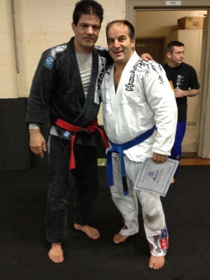 After a seminar with professor Jean Jacques Machado