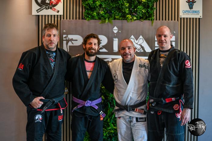 Photo with my Coach Dominic Englert, his Coach Hugo Fevrier and Sven Rug