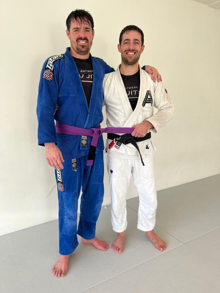 Purple belt · January 12, 2025 · Promoted by Nigel Heylen