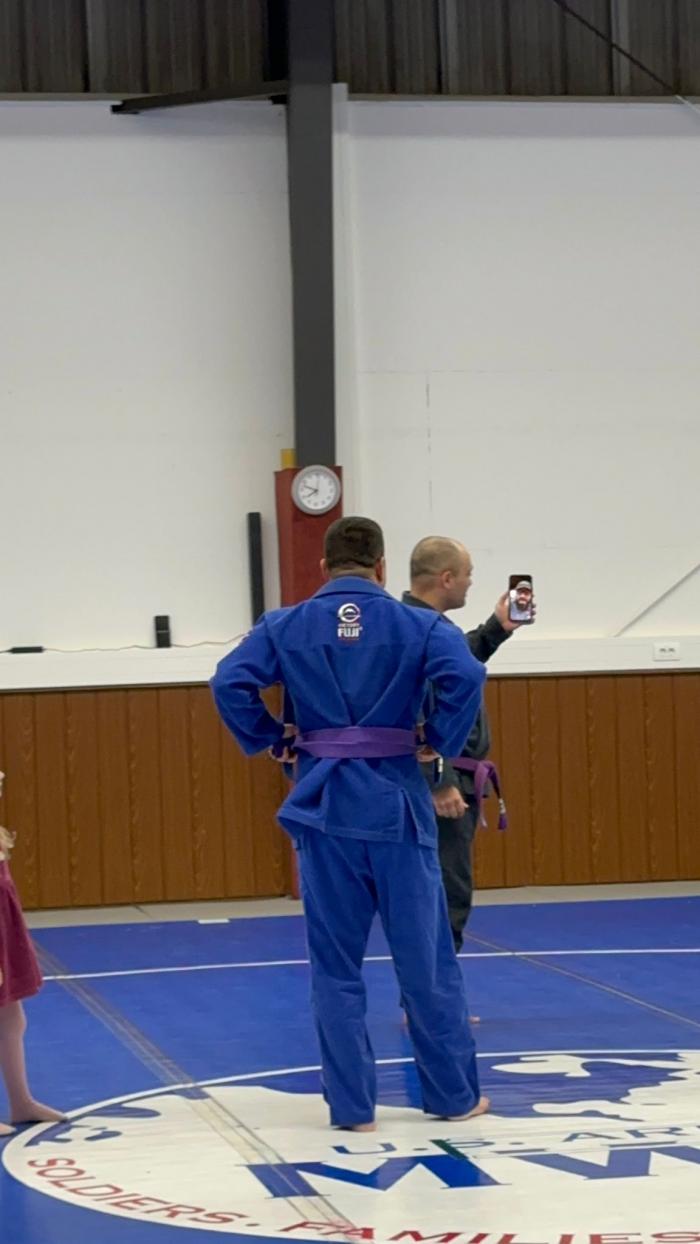 Purple belt · December 10, 2024 · Promoted by Jeremy Workman