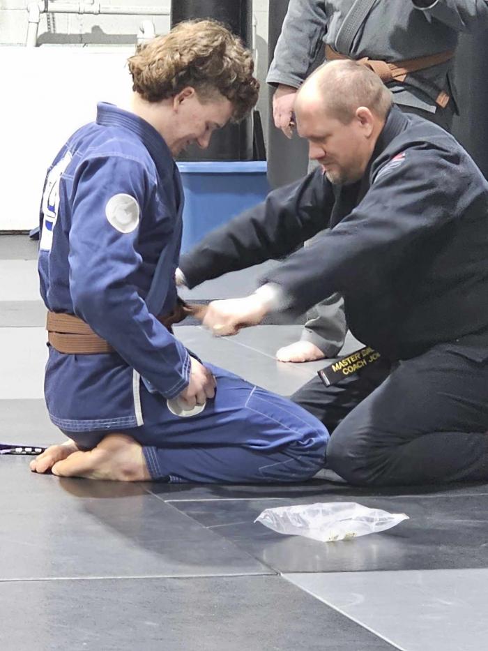 Brown belt · January 19, 2025 · Promoted by Joe Bauserman