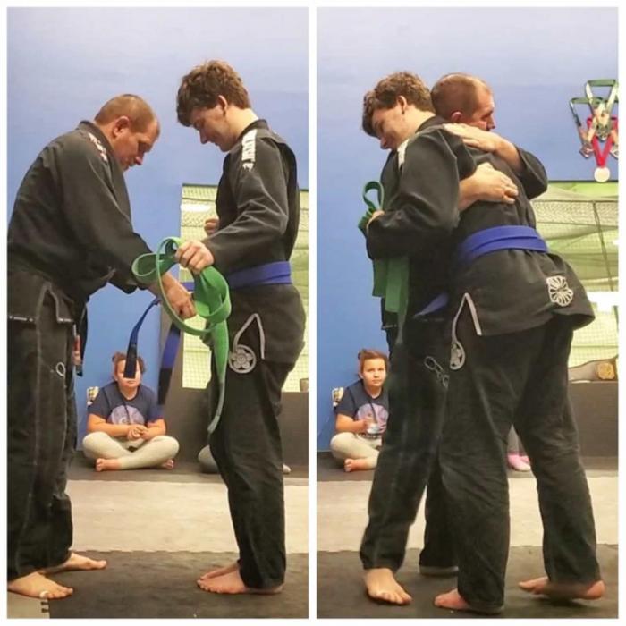 Blue belt · February 8, 2020 · Promoted by Joe Bauserman