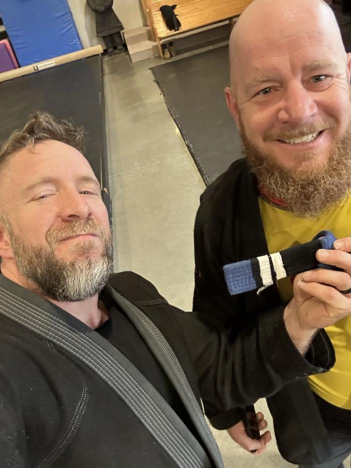 Blue belt · April 1, 2024 · Promoted by Jon Trizila