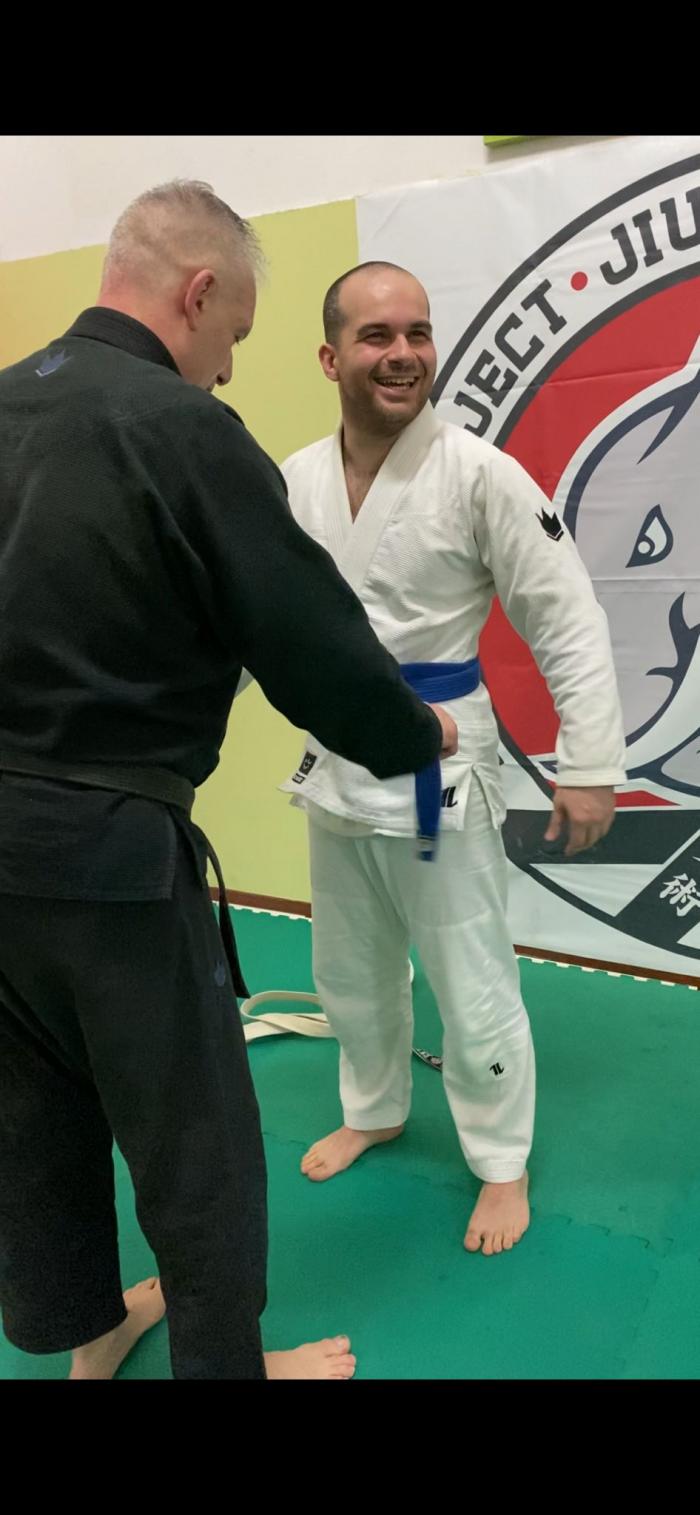 Blue belt · April 29, 2022 · Promoted by Giuseppe Rodelli