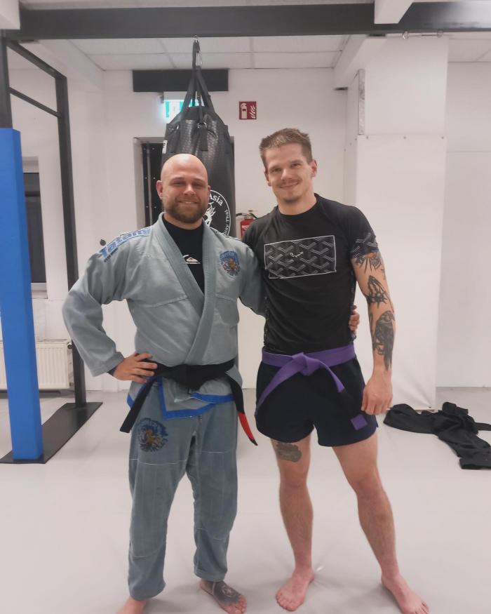 Purple belt · January 23, 2025 · Promoted by Stefan Strang