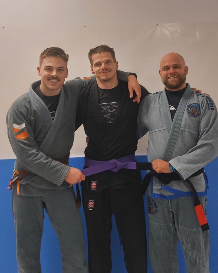 Purple belt · January 23, 2025 · Promoted by Stefan Strang