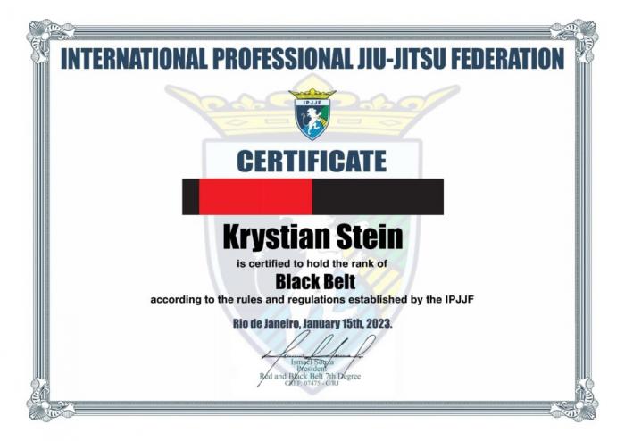 Black belt · January 25, 2023 · Promoted by Tomasz Jabłonka i Jarosław Koch