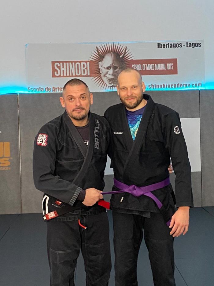 Purple belt · March 6, 2024 · Promoted by Gabriel Rainho