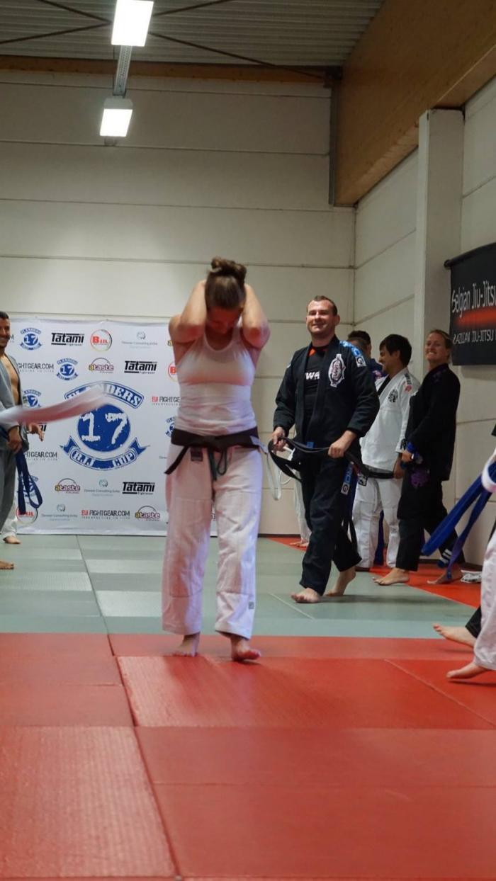 Brown belt · June 29, 2017 · Promoted by Evert Deweer