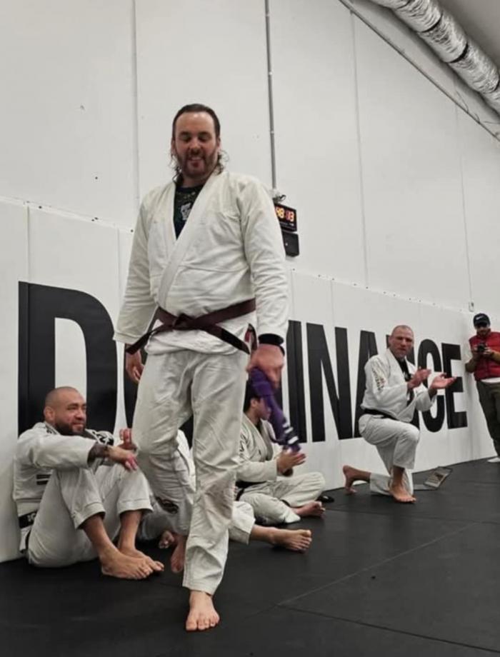 New walk as a brown belt