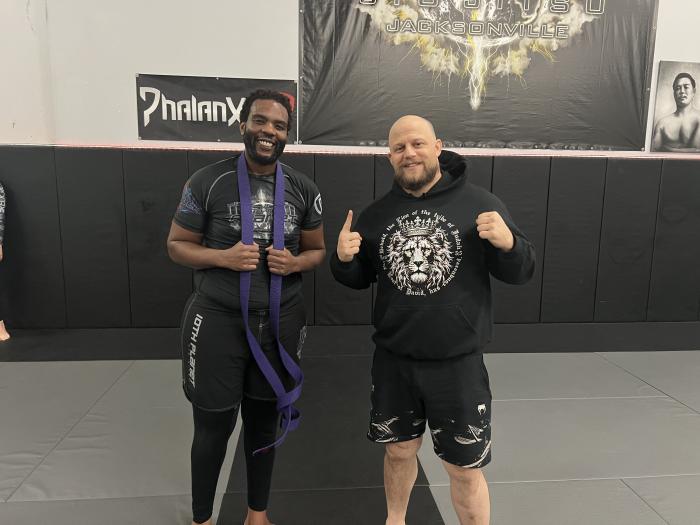 Purple belt · January 29, 2025 · Promoted by Bryan Brown