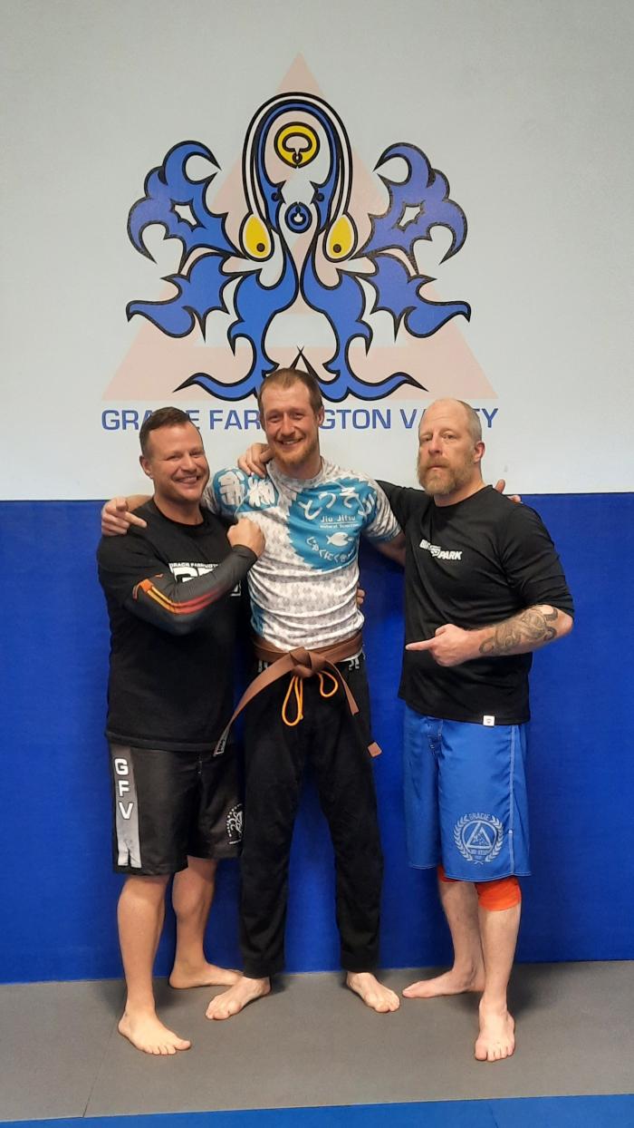 Brown belt · January 7, 2021 · Promoted by Jay Bell