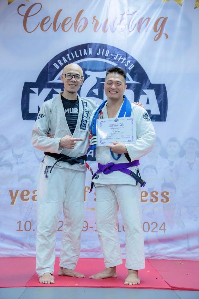 with Professor Vu Nguyen Hoang Tho