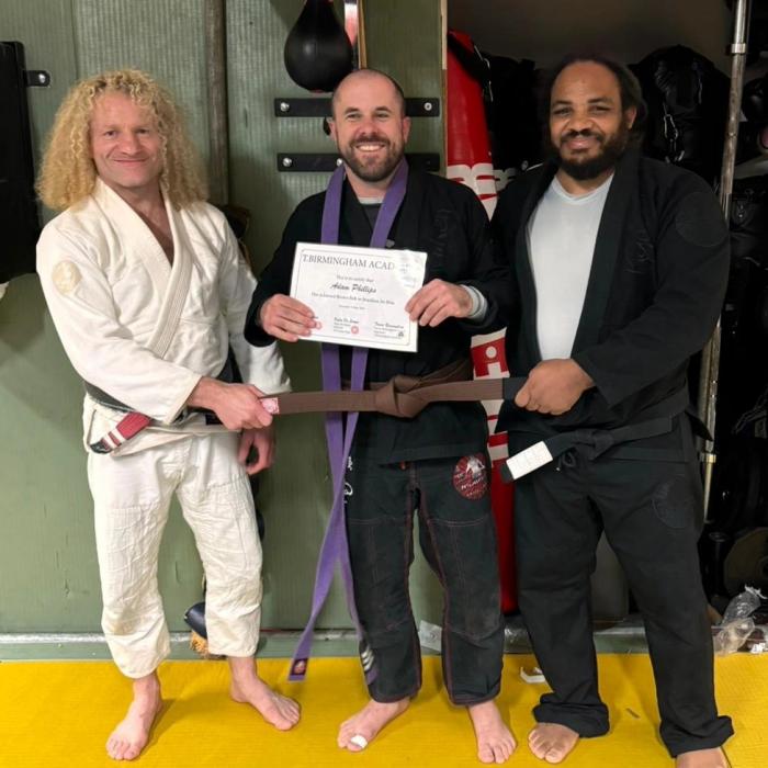 Brown belt · June 11, 2024 · Promoted by T.Birmingam Academy - Trevor Birmingham