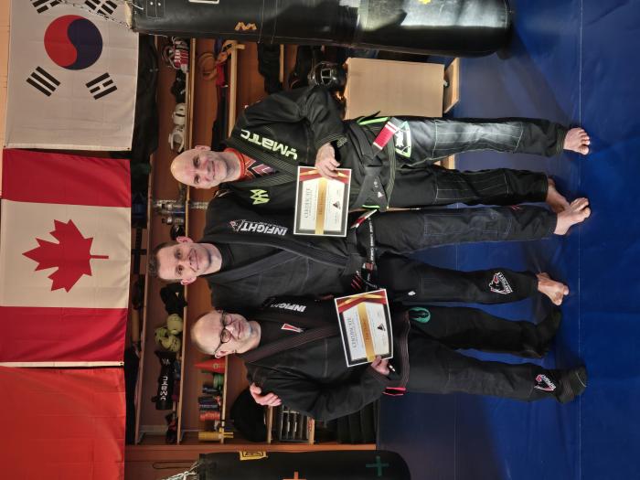Black belt 1st degree · February 6, 2025 · Promoted by Joe Bossenberry