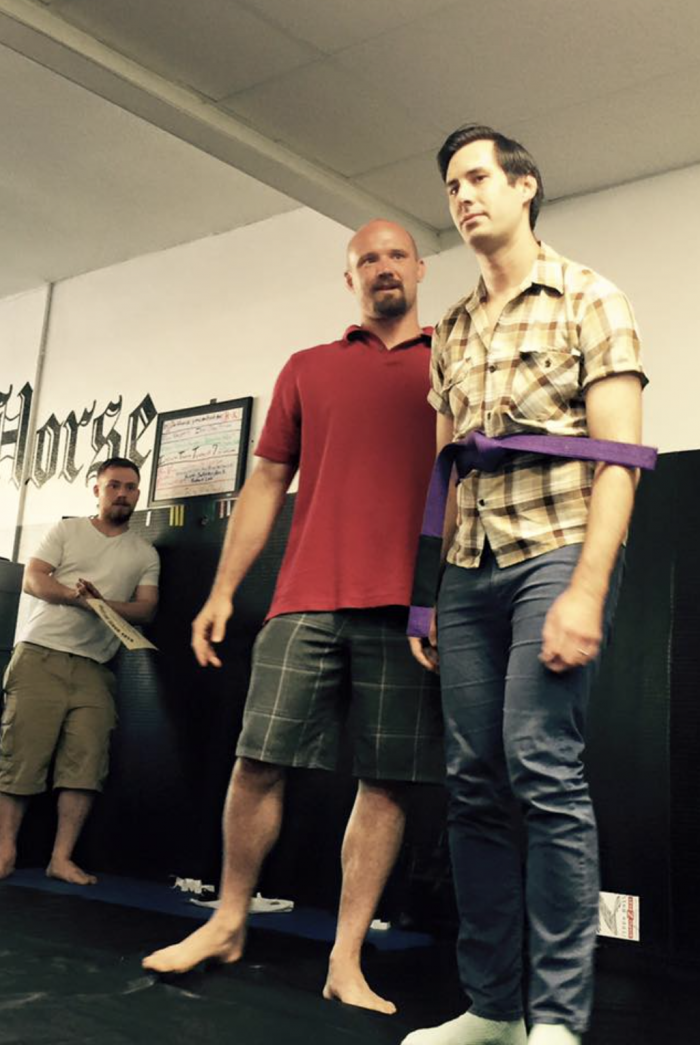 Purple belt · June 15, 2015 · Promoted by Andrew Dudderar