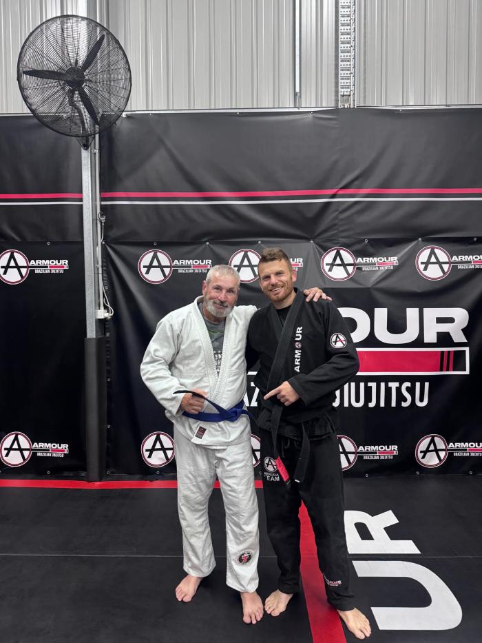 First blue belt awarded