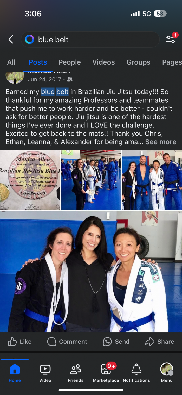 Blue belt · June 24, 2017 · Promoted by Ethan Day
