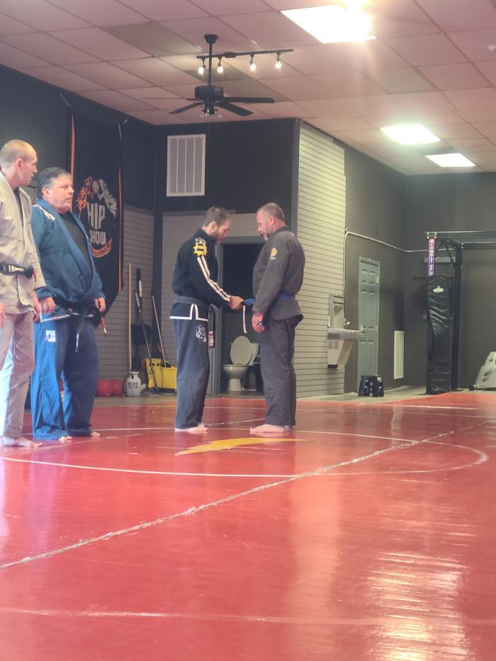 Blue belt · January 3, 2023 · Promoted by Casey Oxendine