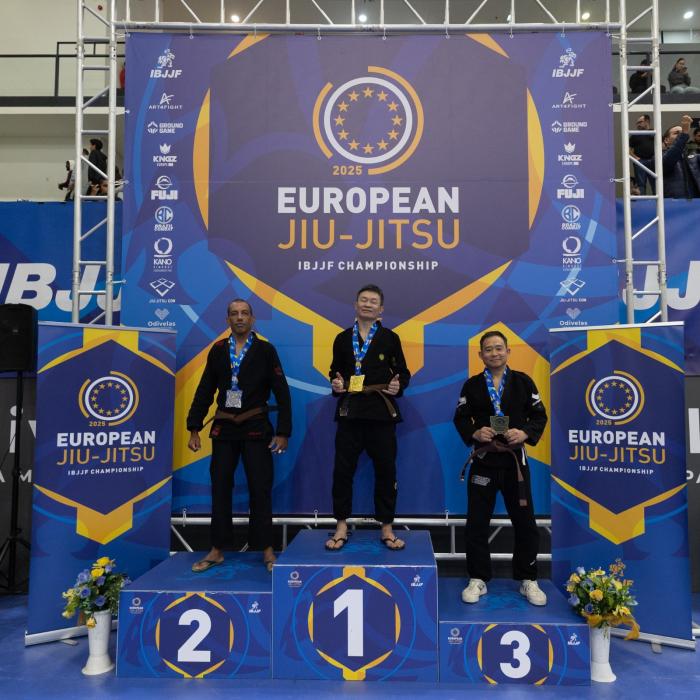 IBJJF Europeans 2025 Lisbonne brown belt lightfeather master 4