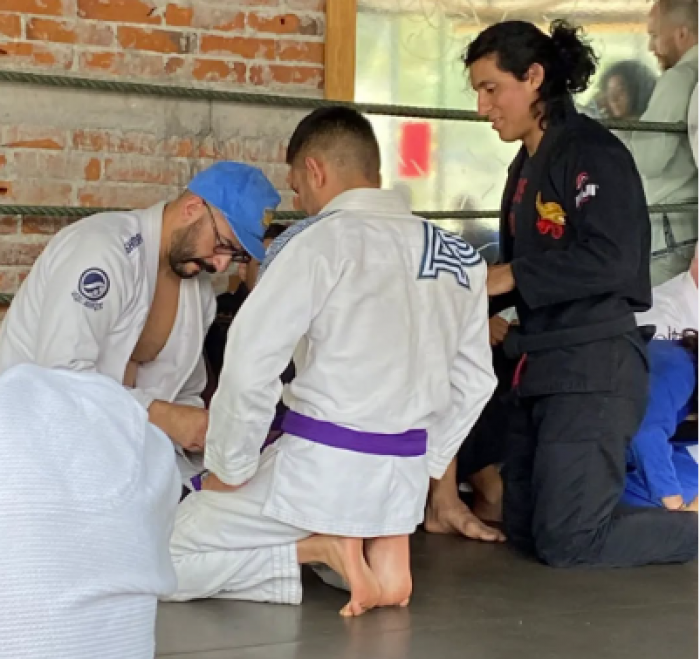 Purple belt · January 5, 2022 · Promoted by Fabian Sánchez