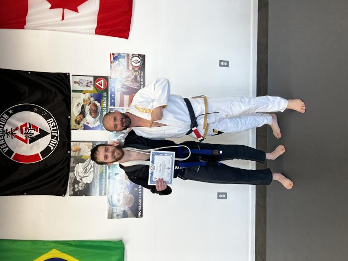 Blue belt · March 26, 2024 · Promoted by Jason McClellan