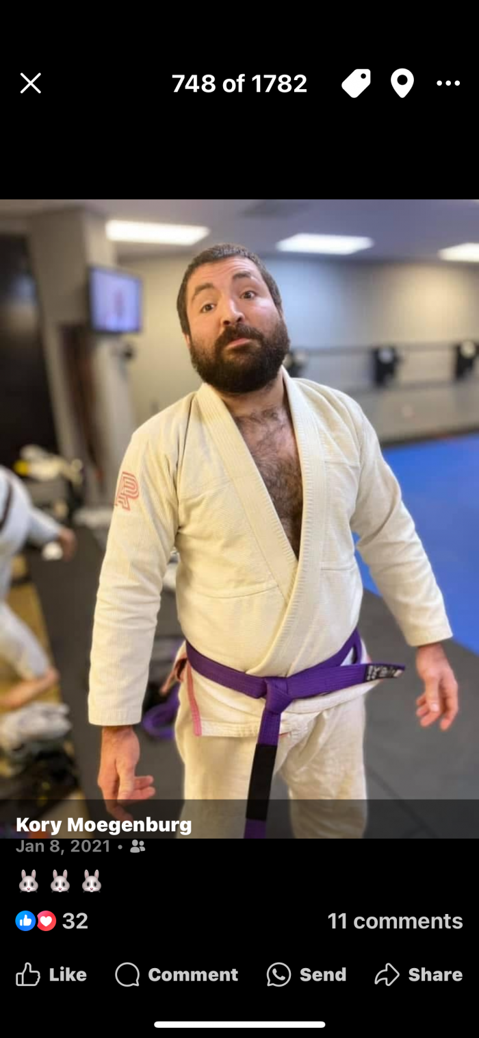 Purple belt · January 8, 2021 · Promoted by John Henson