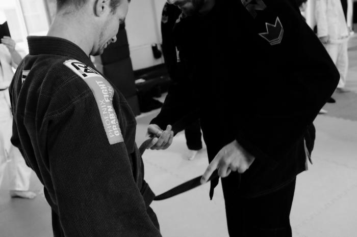 Purple belt · April 1, 2018 · Promoted by Prof. Jansos