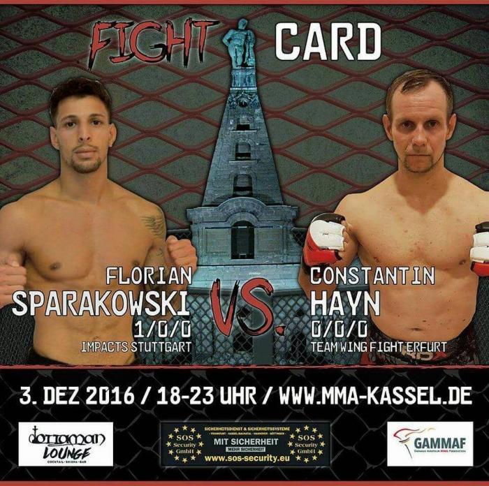 my first mma fight