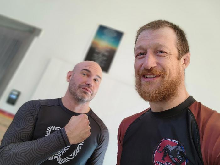 7/21/23 It been an honor to have worked with John Evans of BJJ Breakdown. One of the many times I got to train with him.