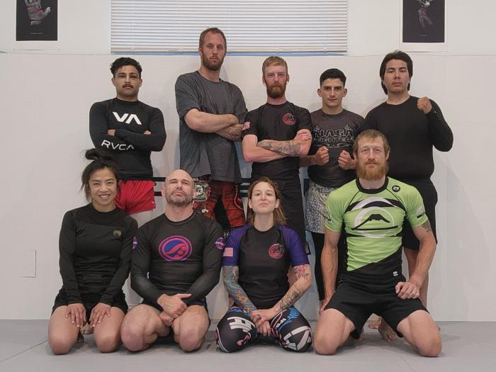 6/9/23 A photo taken after a class John Evans taught up at the Light House Academy in Big Bear CA. Everyone looks satisfied in this photo haha