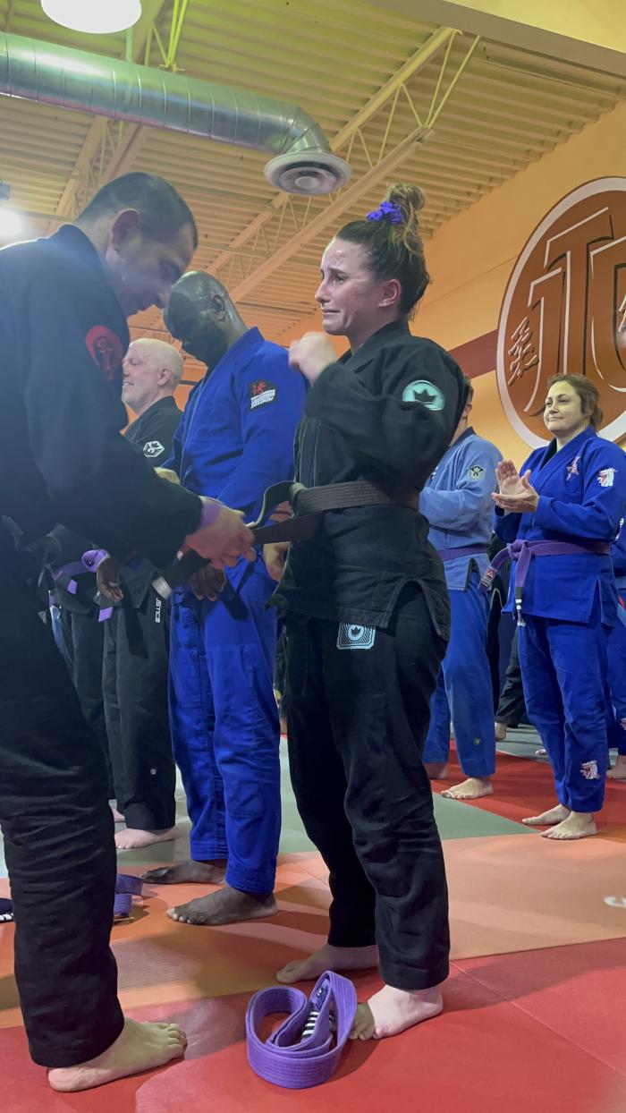 Brown belt · February 8, 2025 · Promoted by Reynaldo Ely Camejo Perez