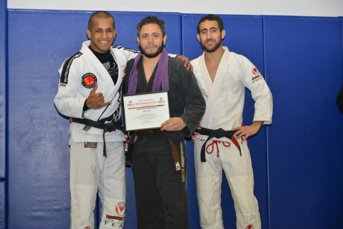 Brown belt · December 21, 2013 · Promoted by Vicente Jr