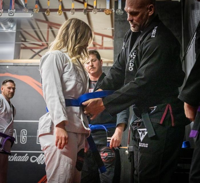 Blue belt · January 18, 2025 · Promoted by Jayson Dedmon