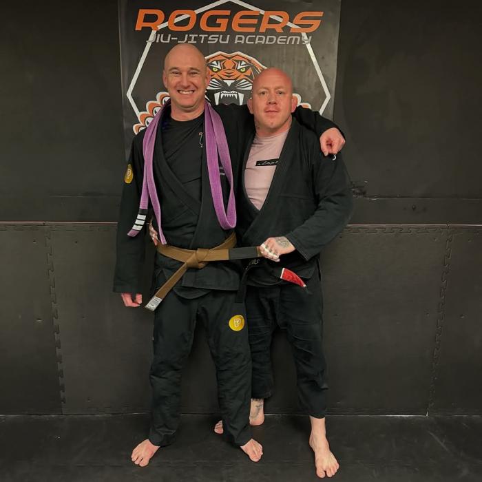Brown belt · February 25, 2025 · Promoted by Aaron Rogers